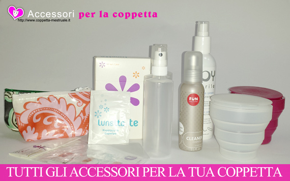 accessori per pulire coppetta mestruale