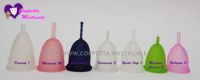 comparativo coppette farmacup piccola