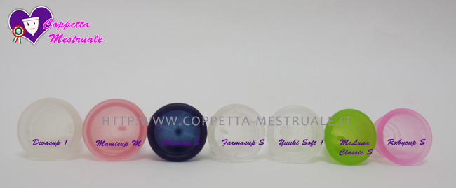 comparativo coppette farmacup piccola