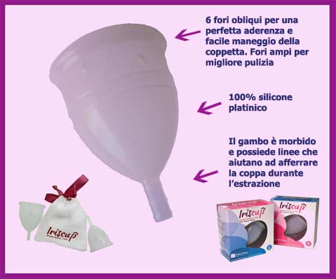 coppetta mestruale iriscup