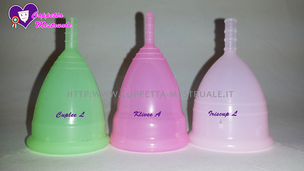 comparativo coppette klivee materiale