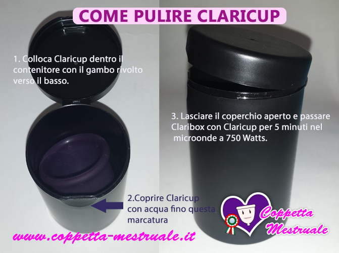 come syetilizzare claricup