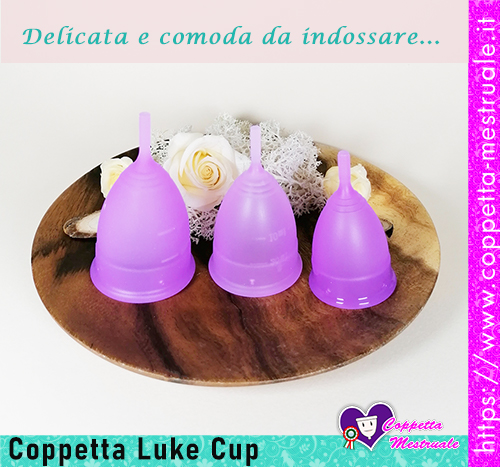 coppetta mestruale morbida Lukecup 