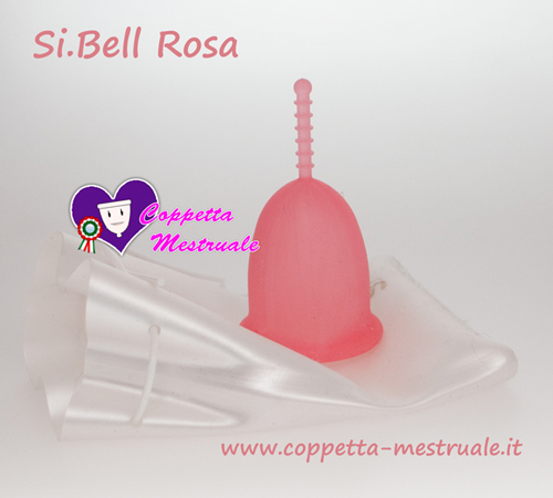 Sibell pink menstrual cup